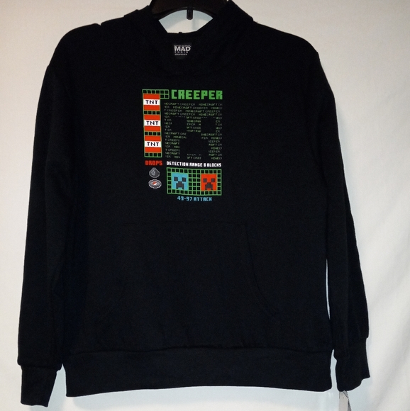 Minecraft Creeper Inside Hoodie Sweater - Picture 8 of 9